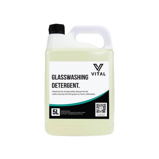 Vital Machine Glasswashing Detergent 5L NDG