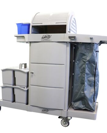 Lockable Janitor Cart with Hood