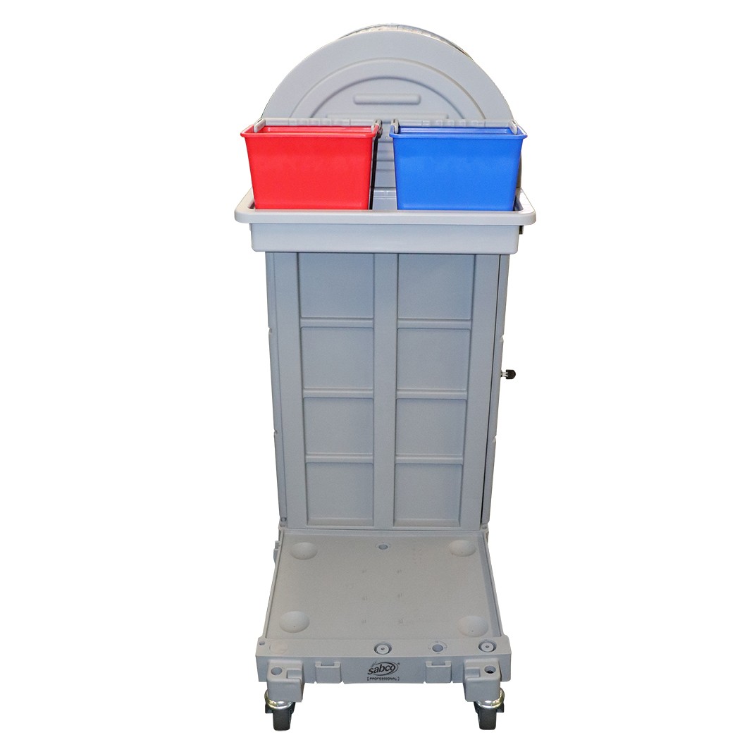 Lockable Janitor Cart with Hood