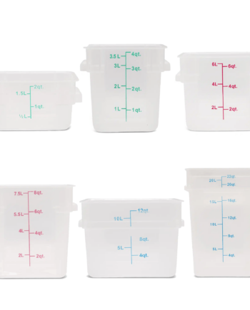 square storage food containers