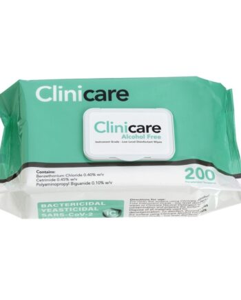 Clinicare Alcohol Free Disinfectant Wipes
